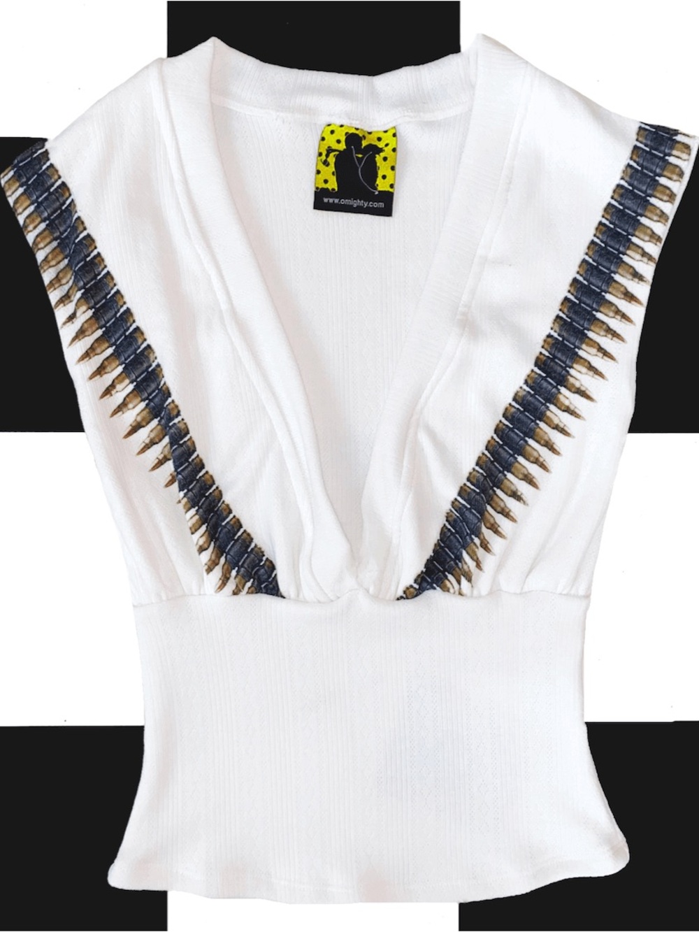 ISO!! Omighty Ammo V-Neck Top S